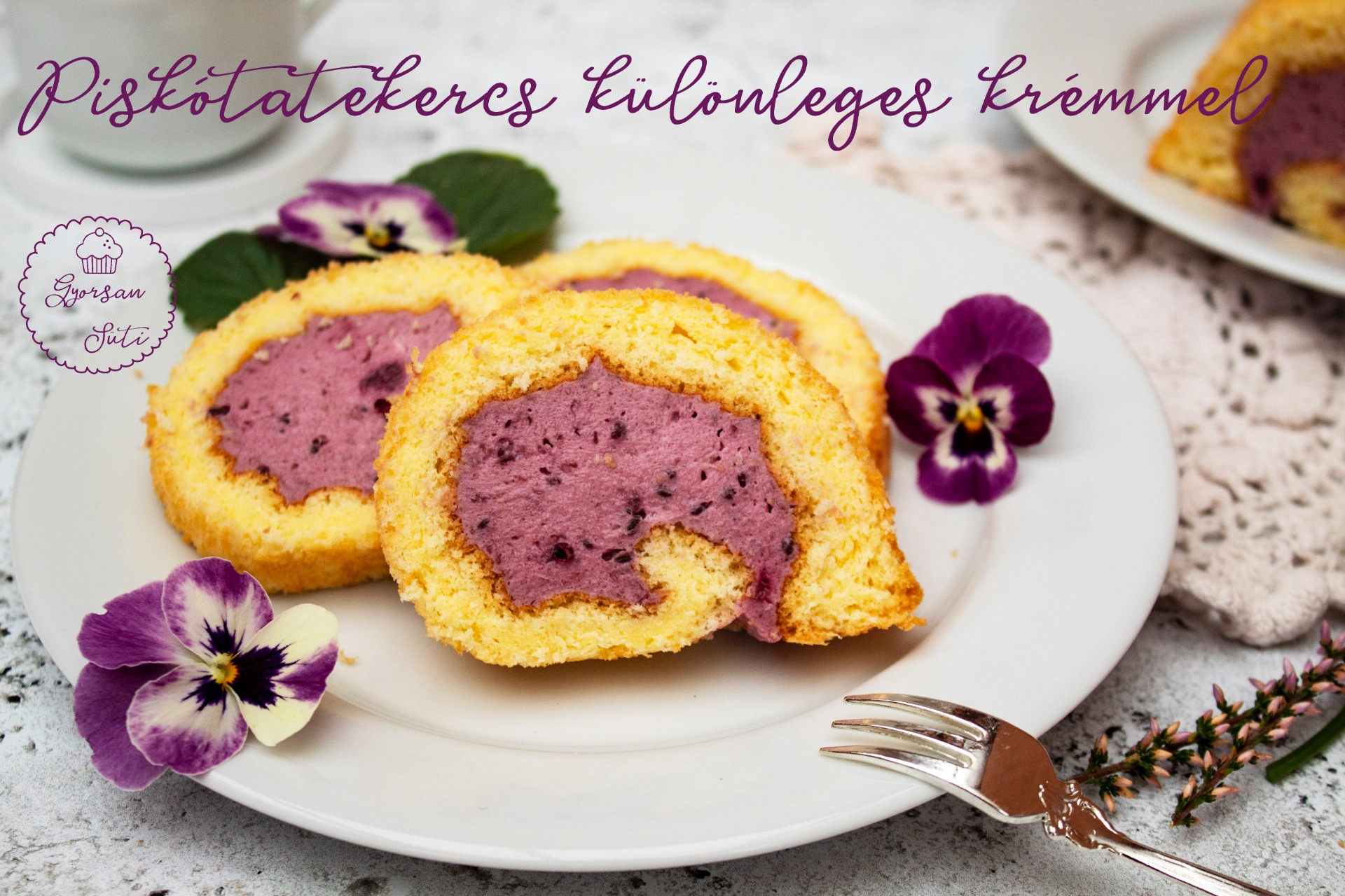 GyorsanSüti: Piskótatekercs mascarpone krémmel